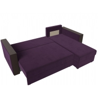 Угловой диван Валенсия Лайт (велюр фиолетовый) - Изображение 3